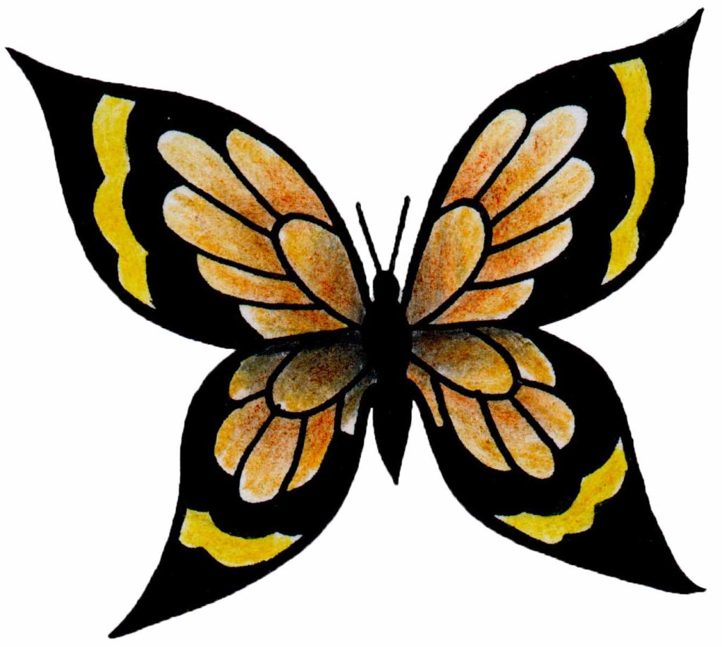 Butterfly Colour 005 | daisyatsecretink
